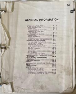 1991 Mazda 929/929S Service Shop Repair Manual