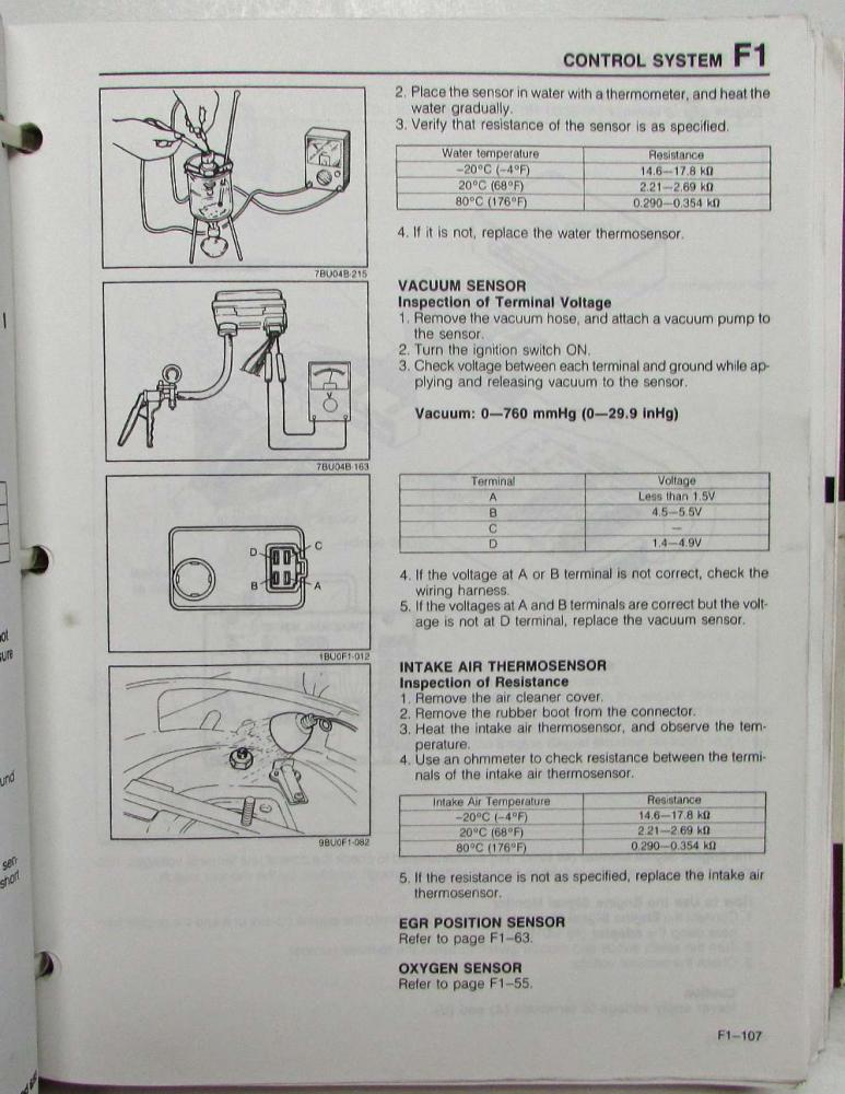 1991 Mazda BSeries B2200 B2600 Pickup Service Shop Manual with