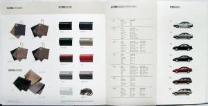 1998 Saturn Interiors Colors Accessories Sales Folder Brochure Original