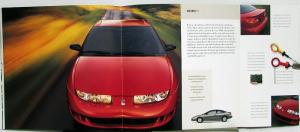 1998 Saturn Sedan Coupe Wagon Full Line Sales Brochure Price List & Color Folder