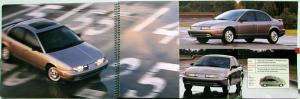 1999 Saturn Sedan Wagon & 3 Door Coupe Sale Brochure & Accessories Colors Folder