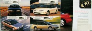 1999 Saturn 3 Dr Coupe Sedan Wagon Sales Brochure Original