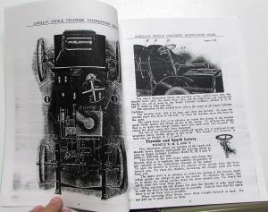 1902-1908 Cadillac Single Cylinder Owners Manual Models A B C E F K M S T Repro