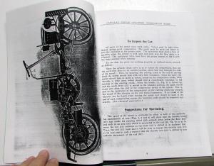 1902-1908 Cadillac Single Cylinder Owners Manual Models A B C E F K M S T Repro