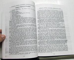 1902-1908 Cadillac Single Cylinder Owners Manual Models A B C E F K M S T Repro