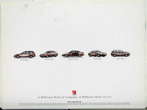 2001 Saturn L Series Color Sales Brochure Original