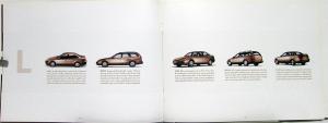 2001 Saturn L Series Color Sales Brochure Original