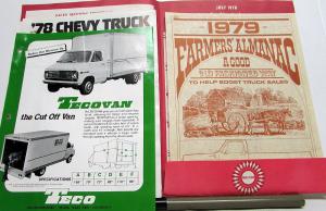 July 1978 Chevrolet Truck Dealer Traction Sales Program Folder Ads Brochure Info