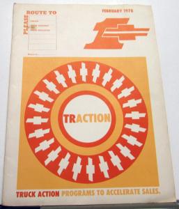 February 1978 Chevrolet Truck Dealer Traction Sales Program Folder Ads Brochure