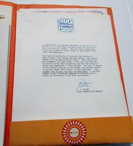 February 1978 Chevrolet Truck Dealer Traction Sales Program Folder Ads Brochure