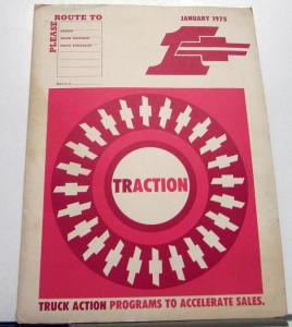 January 1975 Chevrolet Truck Dealer Traction Sales Program Folder Ads Brochure