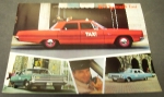 1967 Plymouth Taxi Cab Dealer Sales Brochure NOS Belvedere Fury