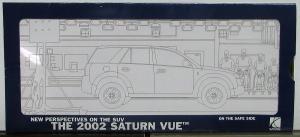 2002 Saturn VUE SUV Sales Brochure Features Safety Aspects of the Car Original