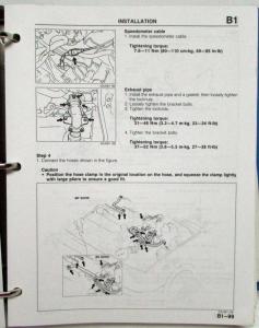1992 Mazda 323/Protege Service Shop Repair Manual