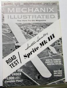 1966 Austin Healey Sprite Mk III Dealer Brochure Mechanix Illustrated Road Test