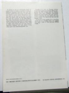 1966 Austin Healey Sprite Mk III Dealer Brochure Mechanix Illustrated Road Test