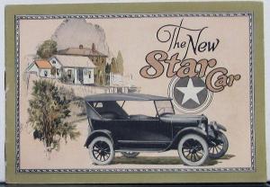 1924 Star Car Touring Sedan Roadster Coupe Wagon Chassis Sales Brochure Original