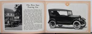 1924 Star Car Touring Sedan Roadster Coupe Wagon Chassis Sales Brochure Original