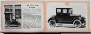 1924 Star Car Touring Sedan Roadster Coupe Wagon Chassis Sales Brochure Original