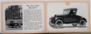 1924 Star Car Touring Sedan Roadster Coupe Wagon Chassis Sales Brochure Original