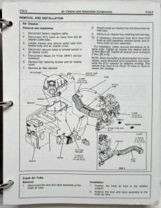 1992 Mazda Navajo SUV Service Shop Manual