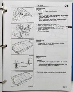 1993 Mazda MX-3 Service Shop Repair Manual