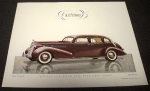 Original 1936 Cadillac Fleetwood V8 V12 V16 Dealer Color Brochure Portfolio Rare