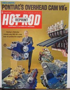 1968 Pontiac Hot Rod Mag McKellar Pontiac Engines REPRINT