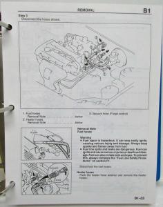 1995 Mazda MX-3 Service Repair Shop Manual