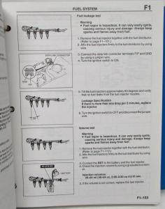 1995 Mazda MX-3 Service Repair Shop Manual