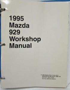 1995 Mazda 929 Service Shop Repair Manual