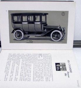 1913 Winton Six 48 HP Sales Brochure Catalog Hardbound Original