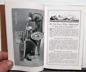 1914 Winton Six 48 HP Sales Brochure Catalog Hardbound Original Vintage Auto