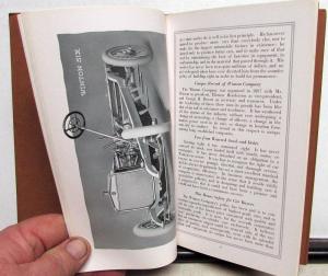 1914 Winton Six 48 HP Sales Brochure Catalog Hardbound Original Vintage Auto