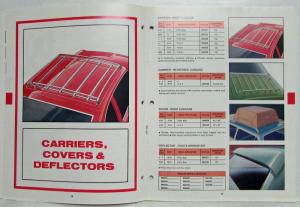 1979 GM Passenger Car Dealer Accessories Catalog Chevy Pontiac Cadillac Buick