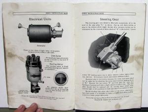 1925 Essex Six Cylinder by Hudson Owners Manual Instruction Book