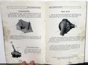 1925 Essex Six Cylinder by Hudson Owners Manual Instruction Book