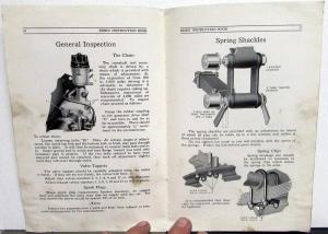1925 Essex Six Cylinder by Hudson Owners Manual Instruction Book