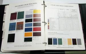 1978 Chevrolet Dealer Data Book Sales Reference Album Camaro Corvette Nova