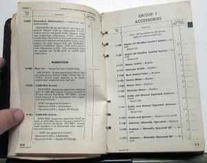 1946-1953 Plymouth Dealer Service Operation Time Schedule Book Repair Estimate