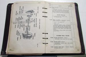 1946-1953 Plymouth Dealer Service Operation Time Schedule Book Repair Estimate