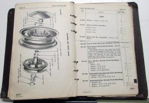 1946-1953 Plymouth Dealer Service Operation Time Schedule Book Repair Estimate