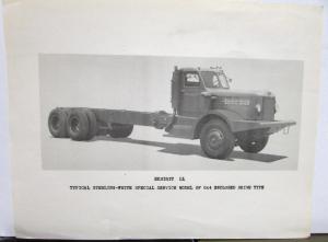 1952 White Truck Photo Plate Original