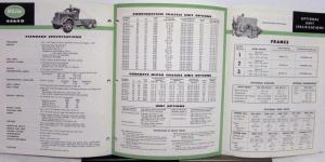 1959 White Tandem Truck Model 4464D Sales Brochure Original
