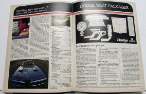 1969 Dodge News Magazine Nov Edition Daytona Scat City Pack Club 1970 New Cars