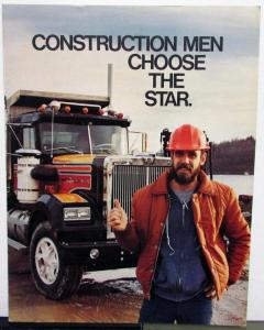 1979 White Western Star Construction Sales Brochure Original
