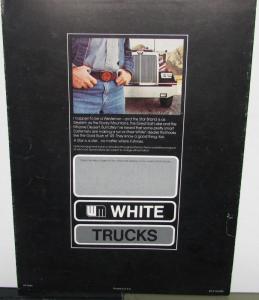 1979 White Western Star Construction Sales Brochure Original