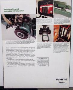 1982 White Xpeditor Trash Truck Features Sales Brochure Original