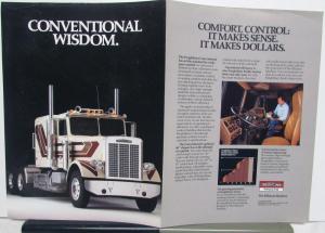 1983 Freightliner Trucks Conventional Sales Brochure Poster Original