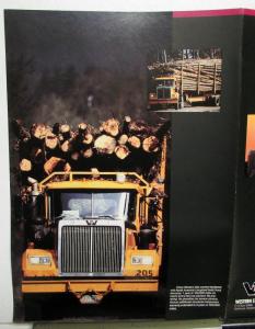 1984 Western Star Truck Log Stars Features Sales Brochures Original